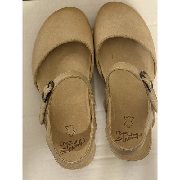 DANSKO TIFFANI MILLED BURNISHED Women’s US 5.5/ EU 36 Biege - Picture 7 of 10